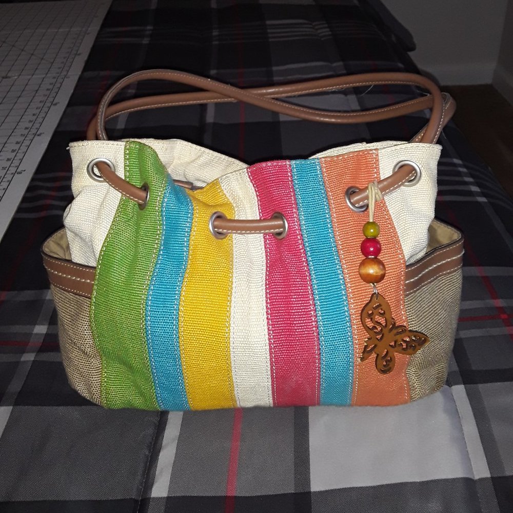 Multicolored handbag